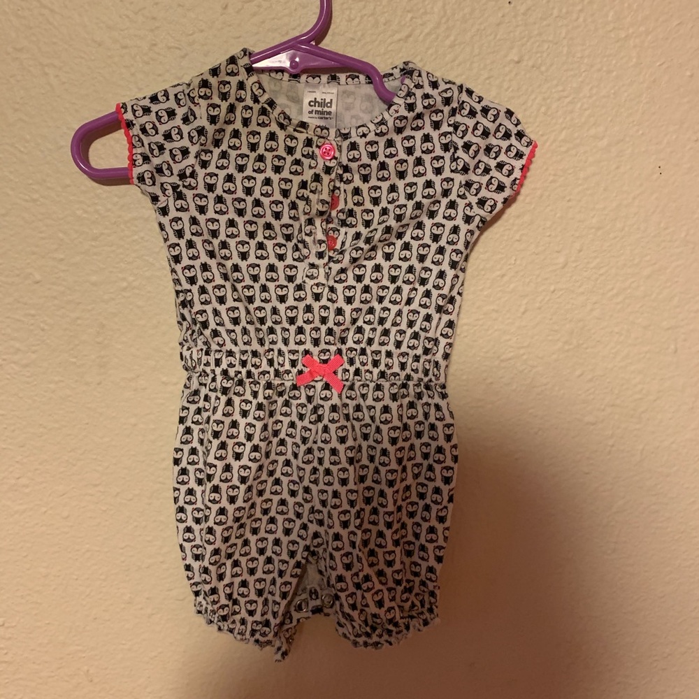 Baby romper owls